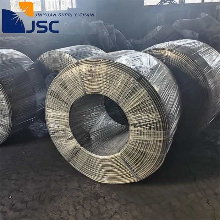 Arame tubular para fabricação de aço