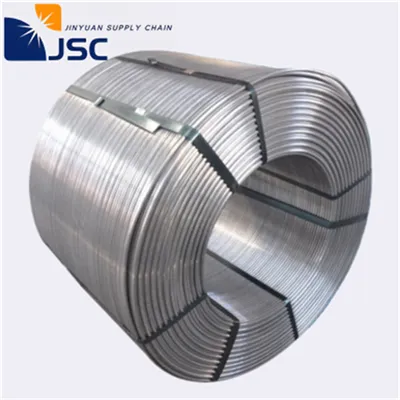 Fio com núcleo de silício de cálcio